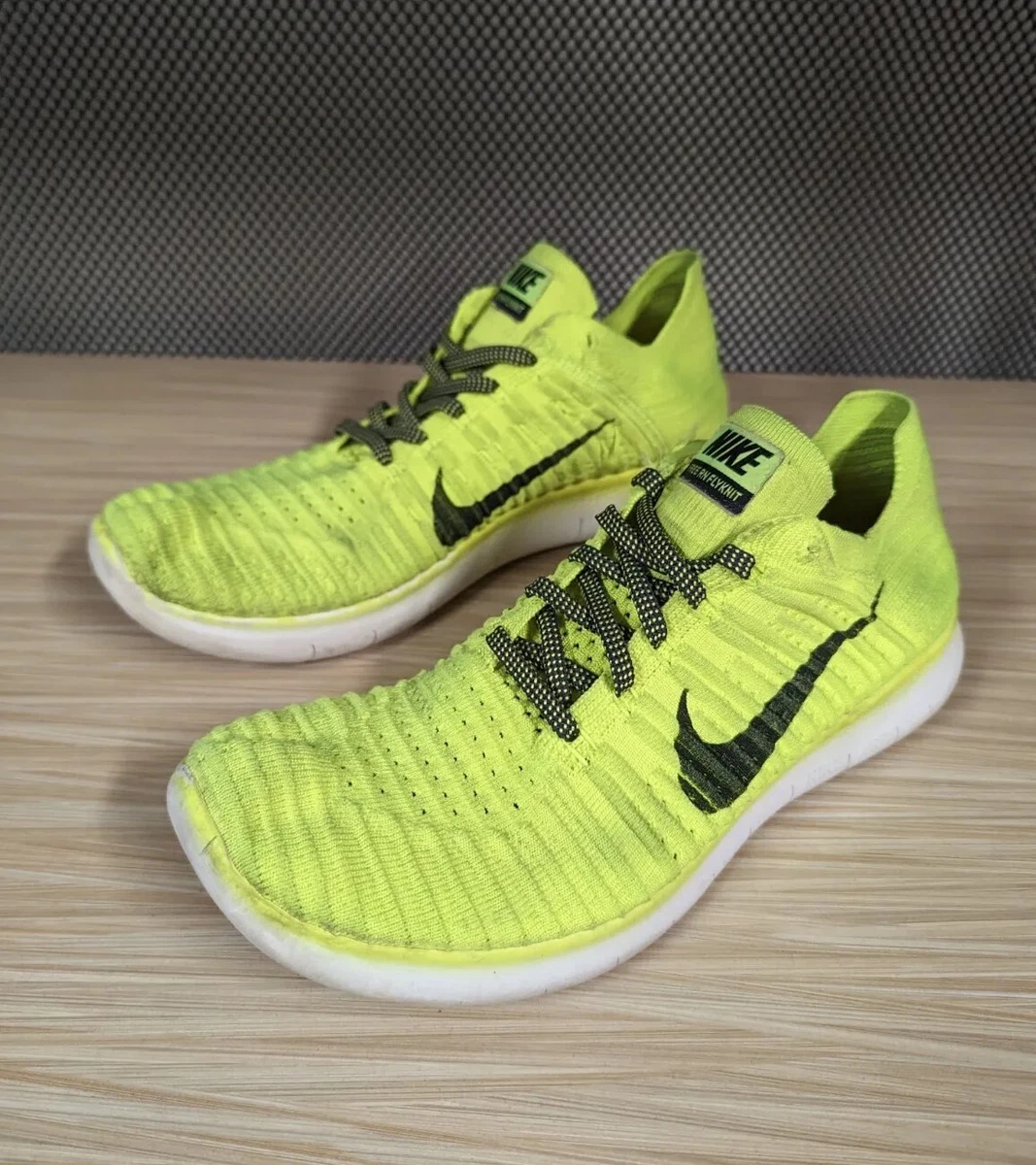 Free rn flyknit neon clearance yellow