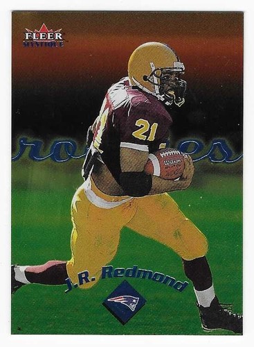 2000 Fleer Mystique Rookie J. R. Redmond New England Patriots Football #132 RC
