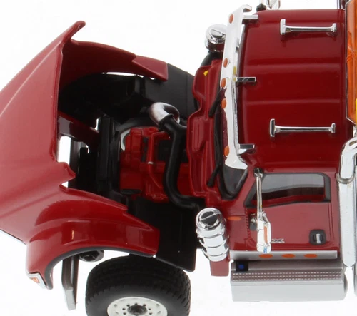 INTERNATIONAL HX620 DAY CAB TRIDEM TRACTOR RED 1/50 DIECAST MASTERS 71008 - Picture 5 of 5