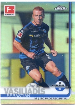 2019-20 Topps Chrome Bundesliga Refractor #74 Sebastian Vasiliadis - SC Paderbor