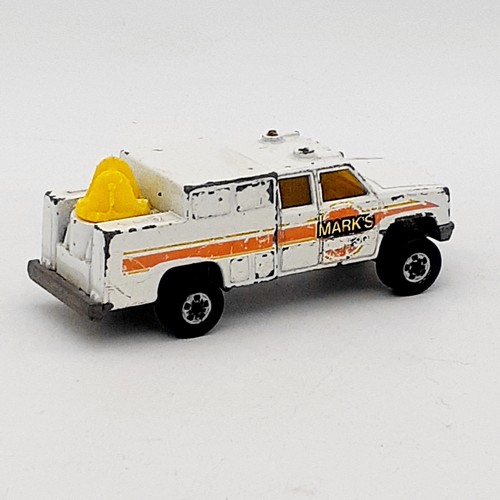 Vintage Hot Wheels Phone Truck 1983 Mark's Promo White Utility Diecast Car Toy - Picture 2 of 8