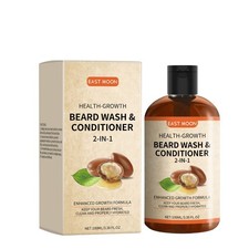 2-in-1 Beard Shampoo  Conditioner for Men   Moisturizing  Argan Oil