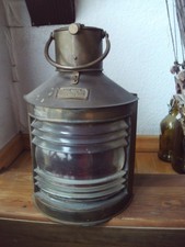 Alte Schiffslampe, Positionslampe, Messing