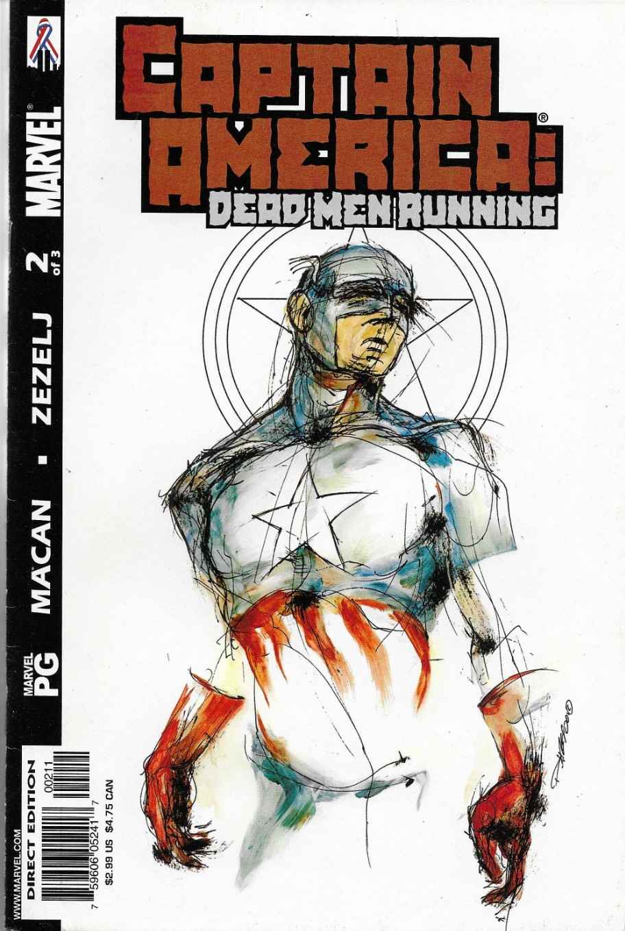 CAPTAIN AMERICA - DEAD MEN RUNNING (2002) #2 - Back Issue