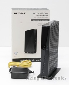 NETGEAR C6300 AC1750 Dual-Band Router Cable Modem - Black