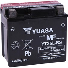 YUASA YTX5L-BS YUAM32X5B AGM Maintenance-Free Battery AGM Battery - YTX5L-BS -