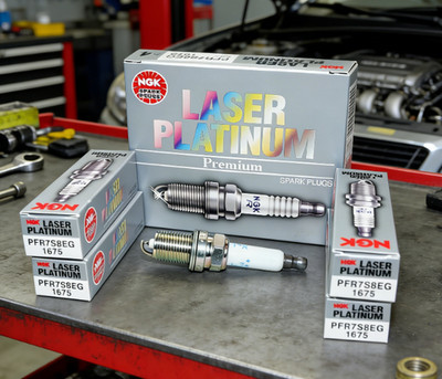 NGK 1675 PFR7S8EG Laser Platinum Spark Plugs 4PCS