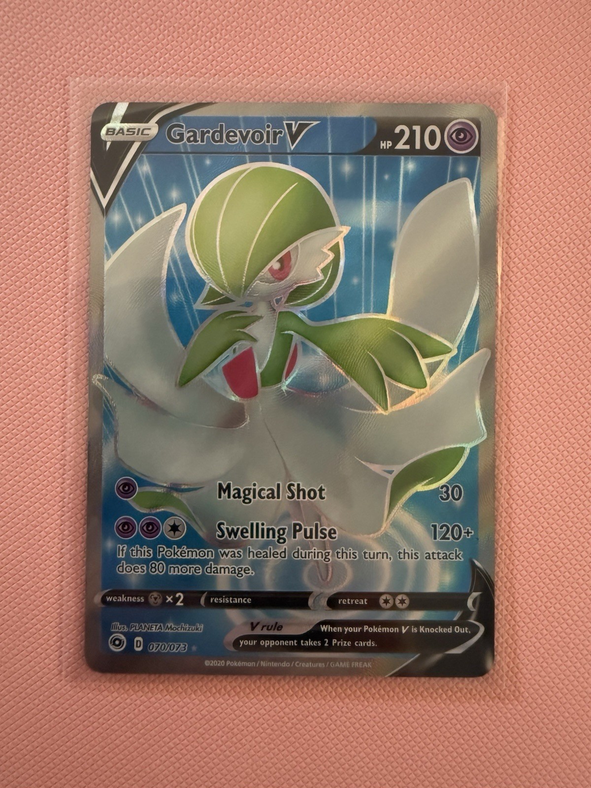 Gardevoir V (Full Art) 70/73 Champions Path Holo