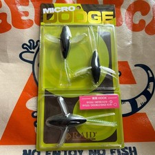 Raid Japan MICRO DODGE Soft Lure Black 3pcs Realistic Action