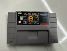 Ms. Pac-Man SNES Authentic Tested Super Nintendo Retro Vintage Fast Shipping