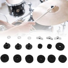 Drum Kit Non Slip Felt Pad Set Wing Nuts Stand Sleeves Cymbal Washers