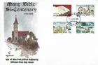 1975 Isle of Man Christmas and Bicentenary of Manx Bible First Day Cover