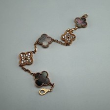 Van Cleef  Arpels Vintage Alhambra Bracelet 750 RG, Diamond VCARP2R100 - 2021