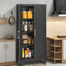 Metal Storage Cabinet with 3 Shelves for Home,Office Pantry Kitchen Organizer