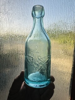 California Soda Works H Ficken Soda Bottle Blob Top