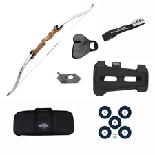Southland Archery Supply Spirit 62" Recurve Wooden Bow Package (22 lbs, Right...