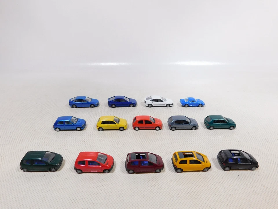 Herpa 1:87 H0 14X Modello Renault Clio 16V Twingo Laguna Alpine SG/MINT #EI69-1 - Immagine 2 di 4
