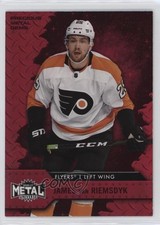 2020-21 Skybox Metal Universe PMG Red 44/90 James van Riemsdyk #22 1q2