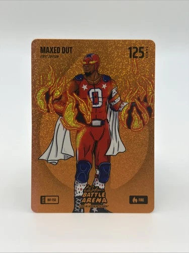 2026 Bo Jackson Battle Arena Maxed Out IBF-150 Tyrese Maxey Fire Icon Battlefoil