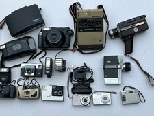 Vintage Camera Lot of 15 Untested - Polaroid Keystone Casio Kodamatic Vivitar