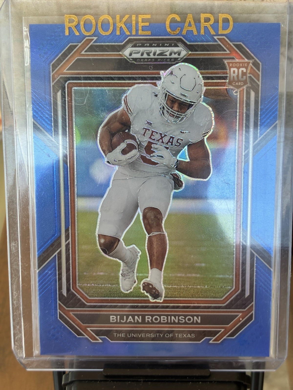 2023 Panini Prizm Draft Picks - Bijan Robinson #115 Blue Prizm /199 (RC)