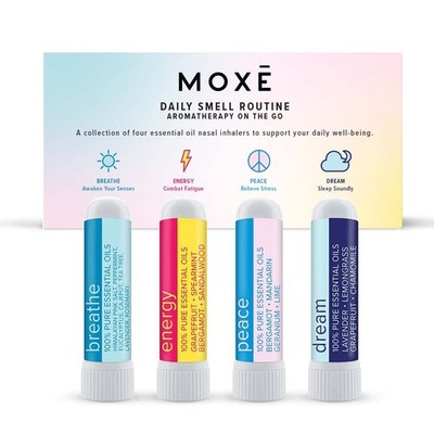 MOXE Daily Aromatherapy Nasal Inhalers Set, All Day Aromatherapy, Therapeutic...