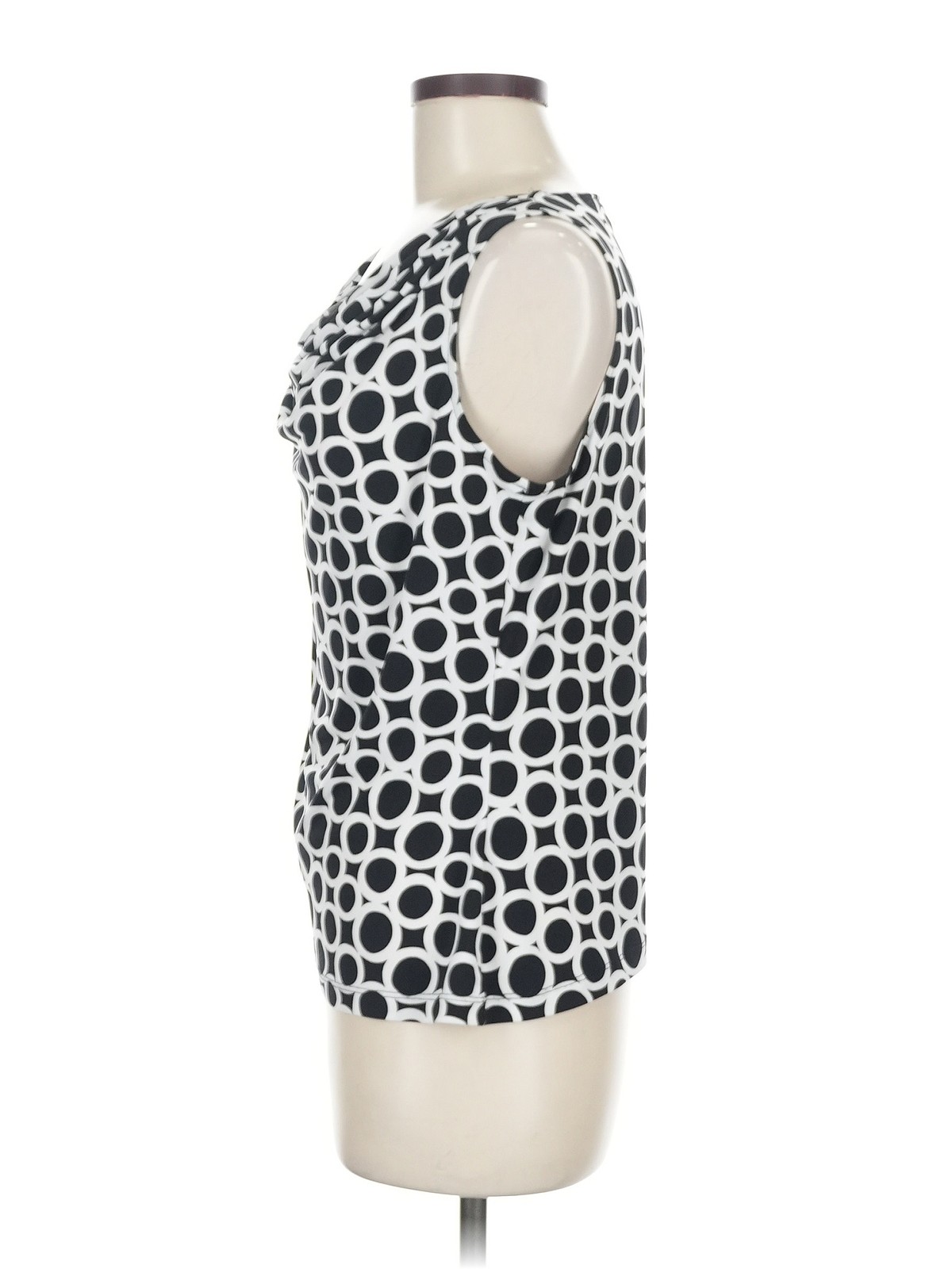 Calvin Klein Women Black Sleeveless Top M thumbnail 4