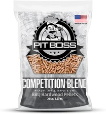 (20 Pound Competition Blend) All Natural Hardwood BBQ Wood Pellets for Pellet Gr