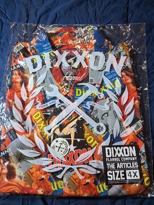 Dixxon Flannel Company Shirt Mens 4XL Multi The Articles D-Lite Party Button Up