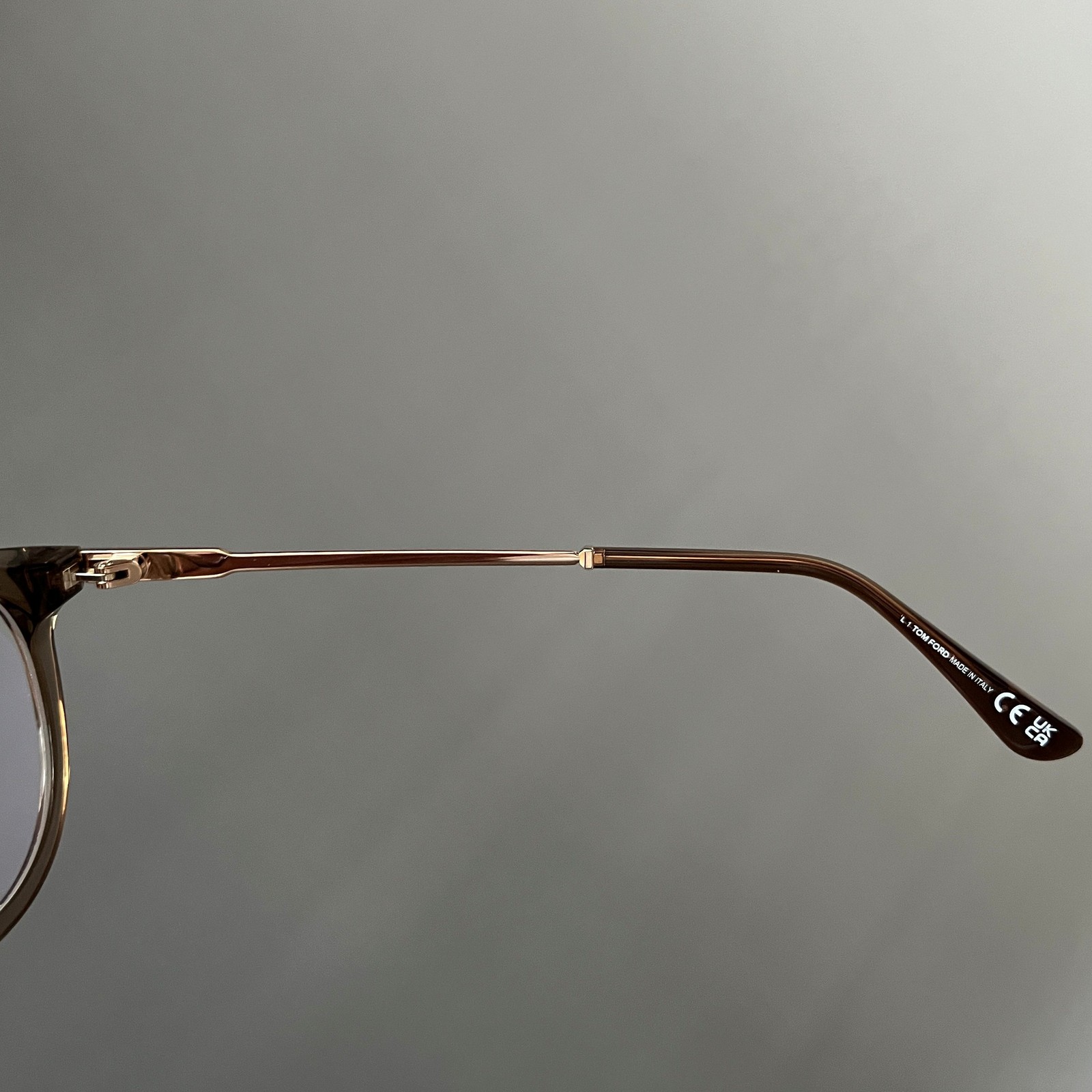 Tom Ford glasses TOM FORD clear brown FT5905 Boston glasses lightweight rare   i image 7