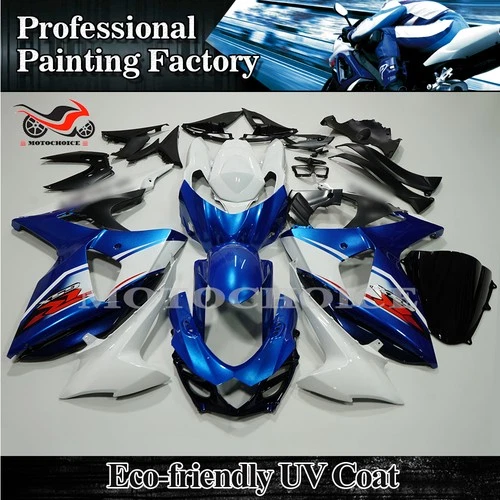 Blue & White Fairing Kit For Suzuki GSXR1000 K9 2009-2016 ABS Injection Bodywork