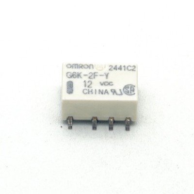 OMRON G6K-2F-Y 12VDC SMD TELECOM DPDT Signal Relay 1A 12V SOP8 x 5PCS NEW
