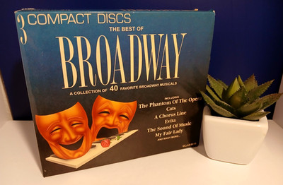 The Best of Broadway - Collection of 40 Broadway Musicals 3 Disc Musik CD Box  
