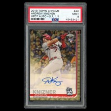 Marketplace image: Andrew Knizner 2019 Topps Chrome Superfractor 1/1 Update Auto Rookie RC PSA 9