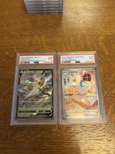 Pokémon TCG 2 PSA 9 Slabs Leafeon V & Full Art Altaria