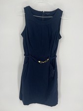 Tommy Hilfiger ladies nautical dress, size 6, Blue, blue rope belt.