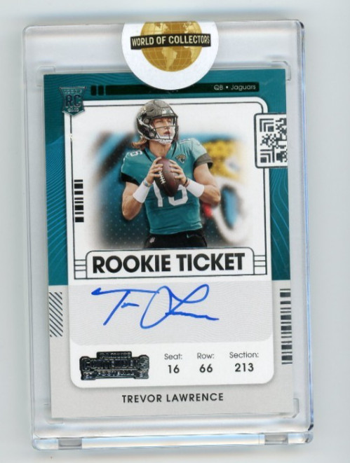 2021 Panini Contenders Rookie Ticket Auto Trevor Lawrence #101