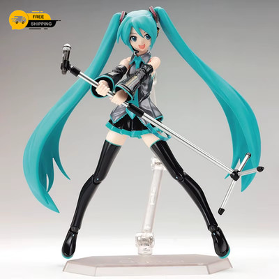 Anime FIGMA Hatsune Miku Actionfigur bewegliche Gelenke PVC Modell Spielzeug Geschenk