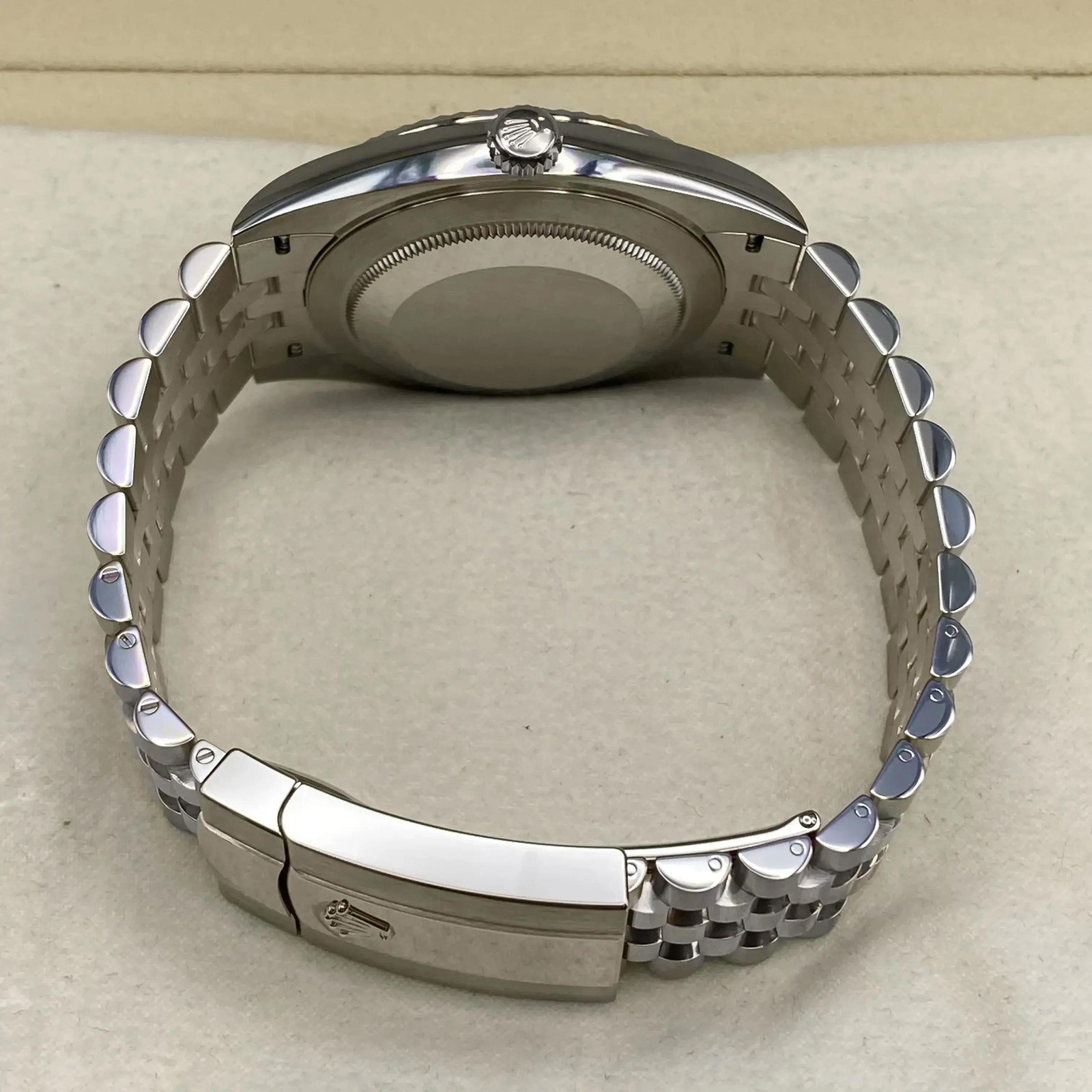 Rolex Datejust 41 126334 Steel White Gold Mint Green Dial Automatic Watch image 5