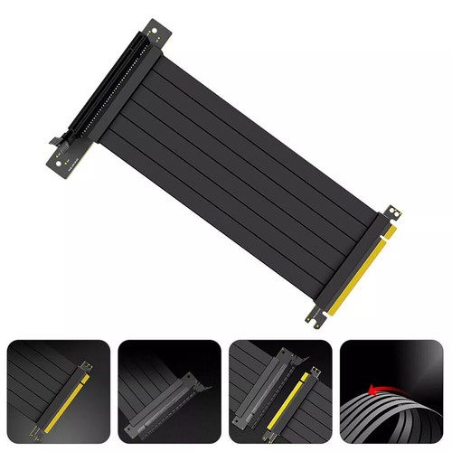 1PC PCIE 16X 3.0 Riser Cable 90 Degree Graphics Card Extension Cable Accessories - Photo 7/10