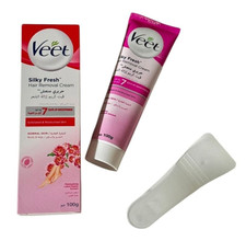 Veet Silky Fresh Hair Removal Cream for Normal Skin with Lotus Flower (100 g)