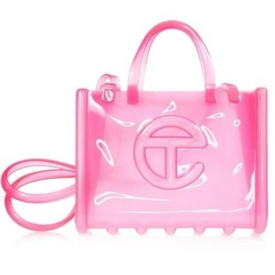 TELFAR X MELISSA Medium Pink Jelly Shopper NEW IN DUST BAG