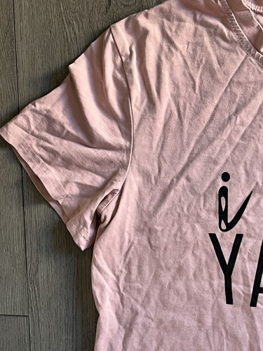 Camiseta I Said Yaaasss Prometida Esposa Rubor Rosa Talla Mediana Divertida Novedad - Imagen 5 de 6