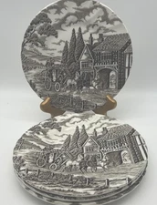 Myott Royal Mail 7 7/8“Salad Plate Dish Staffordshire Made In England Lot of 4