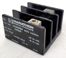 1423584 Marathon 175 Amp 600 Volt Power Distribution Block - Next Day Option
