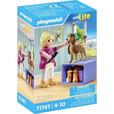 Playmobil Dog Groomer – Pet Stylist Figure with Grooming Tools & Accessories for - Photo 1/4