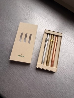 Rolex Caran D'Ache VIP Kugelschreiber 3er Set | Neu, OVP