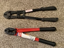 2 Unused Bolt Fence Wire Cutters KT Industries 34-1118 18” & HK Porter 2000 AC