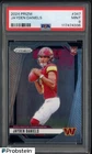 2024 Panini Prizm #347 Jayden Daniels Commanders RC Rookie PSA 9 MINT