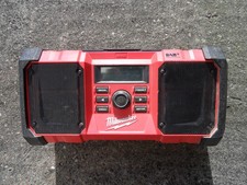 Milwaukee M18 JSRDAB+ jobsite radio, faulty, no battery, DAB.